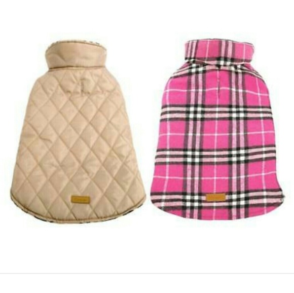 Kuoser Other - NWT Kuoser Reversible Plaid Dog Coat